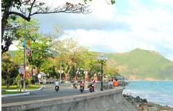 Newly built road on Con Dao island